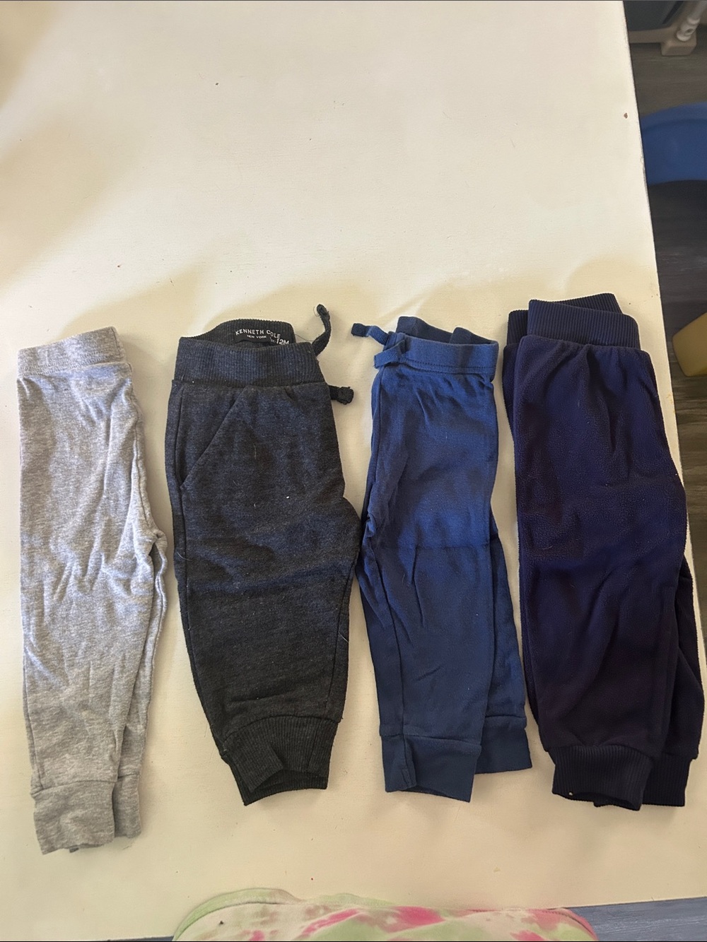 Kids Cozy Jogger Pants - Gray, Charcoal, Royal Blue, Navy